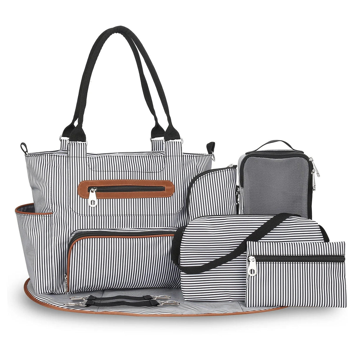 7-Piece Baby Nappy Bag Set