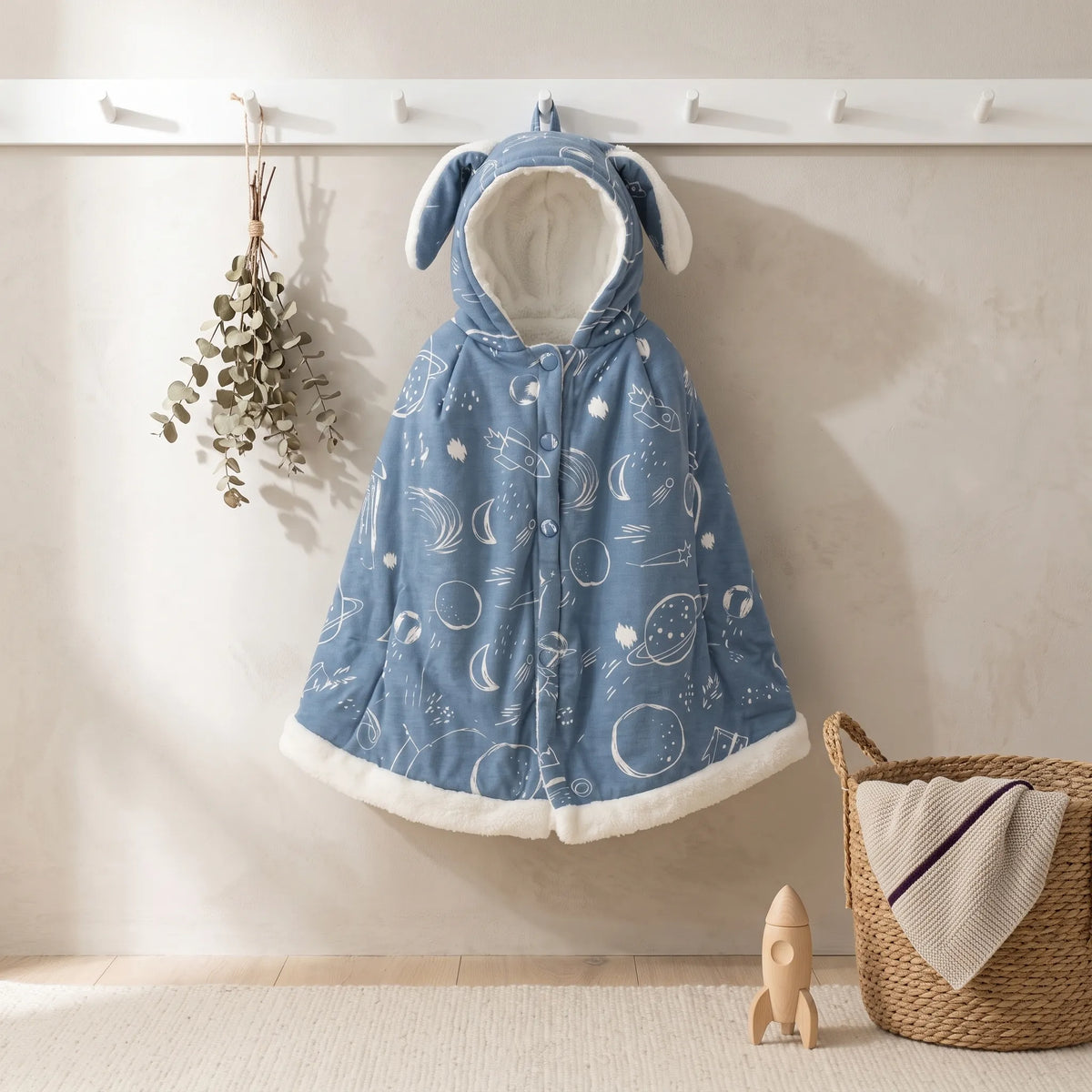 Padded Hooded Baby Pram Cloak