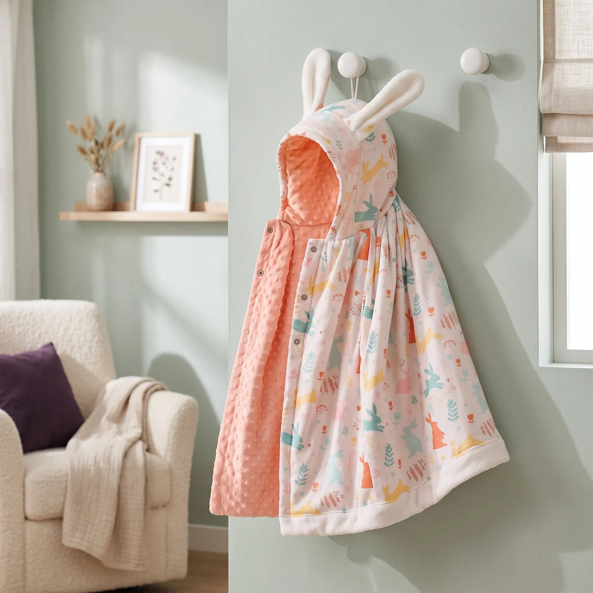 Padded Hooded Baby Pram Cloak