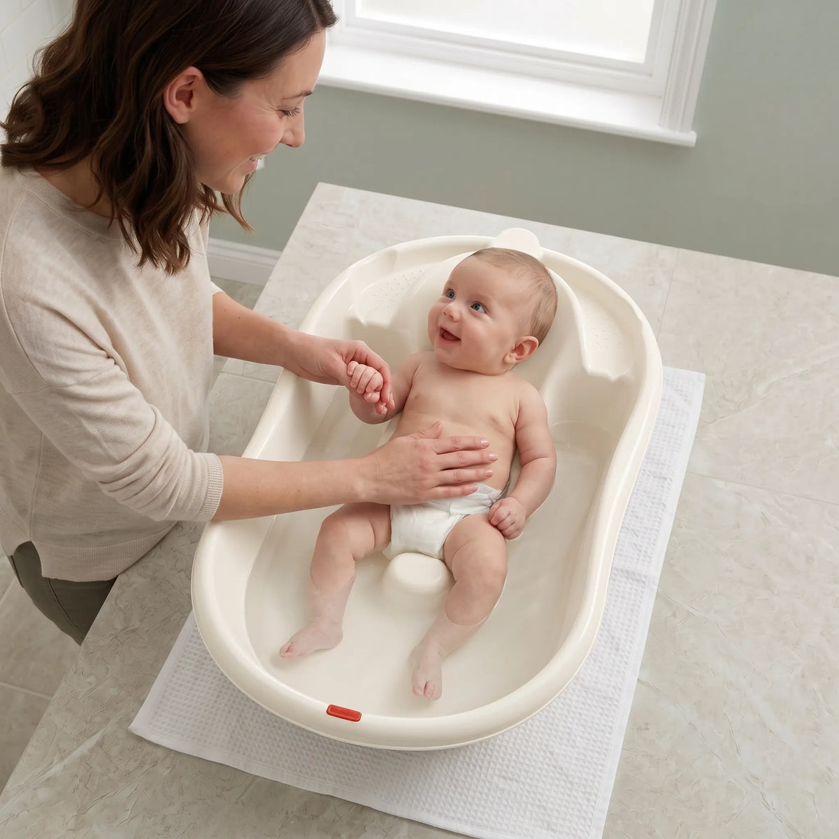 Newborn to Toddler Baby Bath Tub