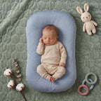 Pastel Cotton Baby Lounger Nest