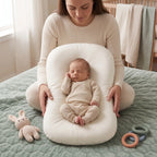 Pastel Cotton Baby Lounger Nest