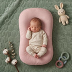 Pastel Cotton Baby Lounger Nest