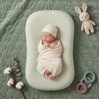 Pastel Cotton Baby Lounger Nest