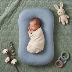 Pastel Cotton Baby Lounger Nest
