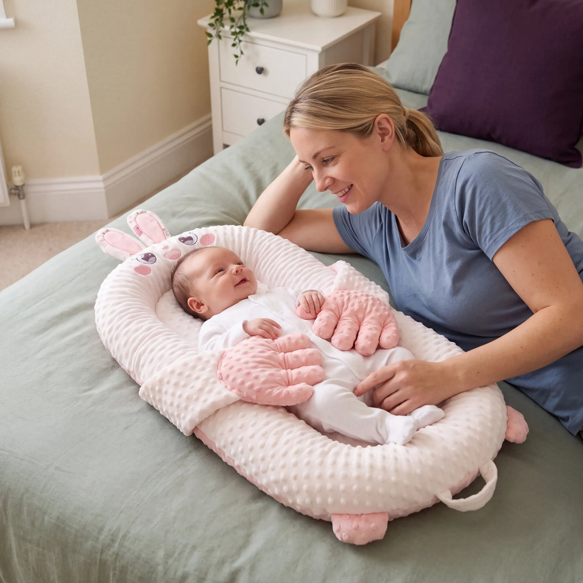 Patting Animal Baby Nest Pillow