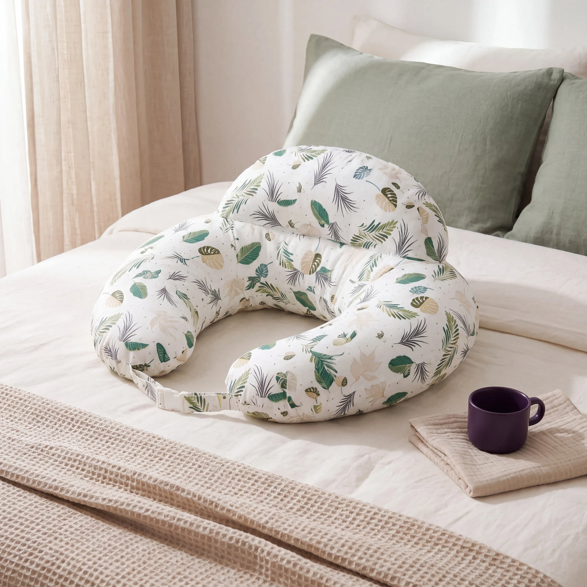 Feeding Nursing Pillow with Waist Strap
