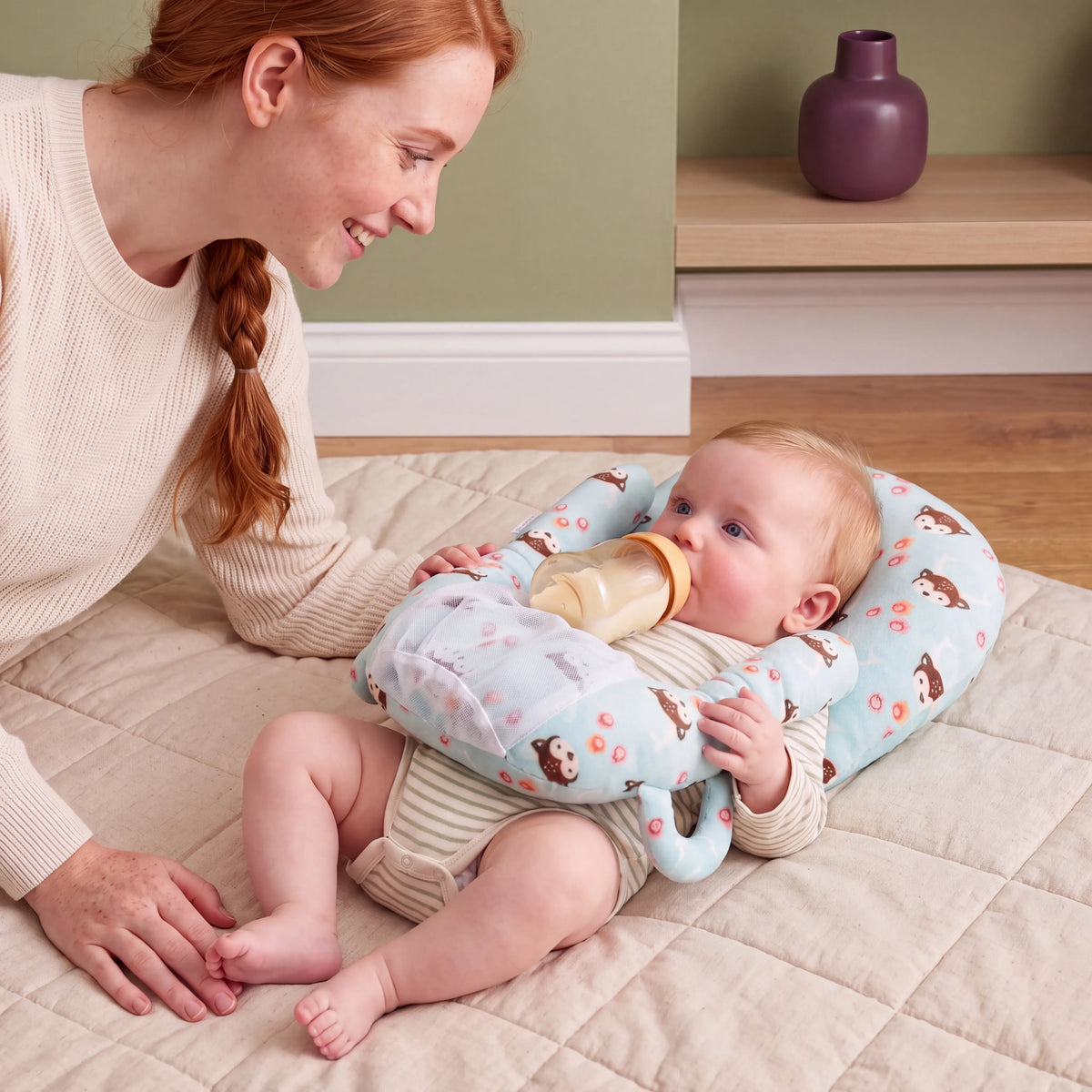 U-Shaped Baby Feeding Support Pillow