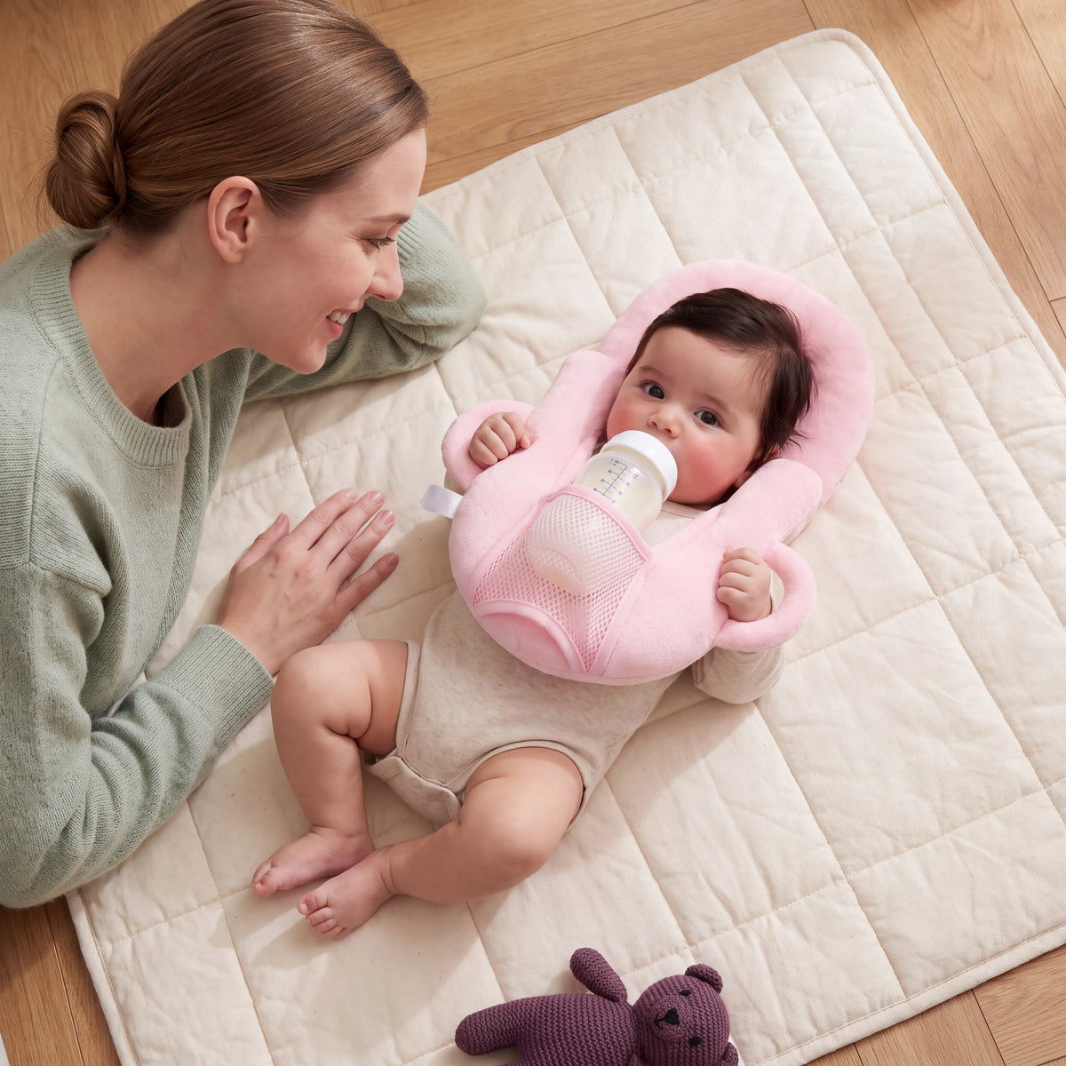 U-Shaped Baby Feeding Support Pillow