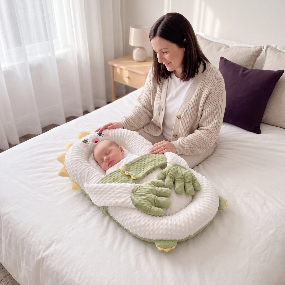 Patting Animal Baby Nest Pillow