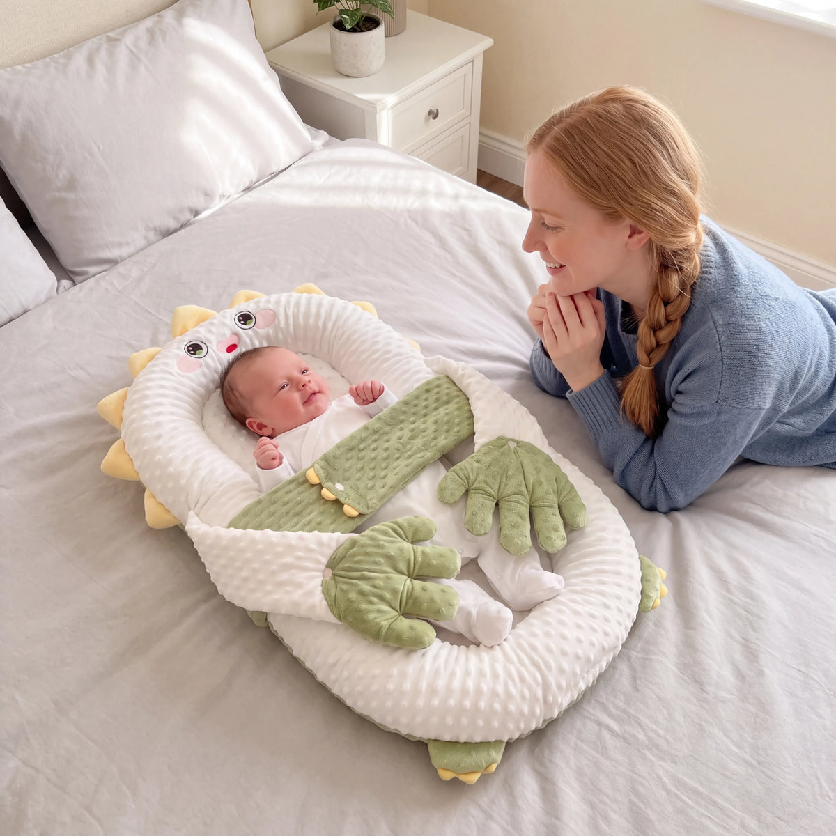 Patting Animal Baby Nest Pillow