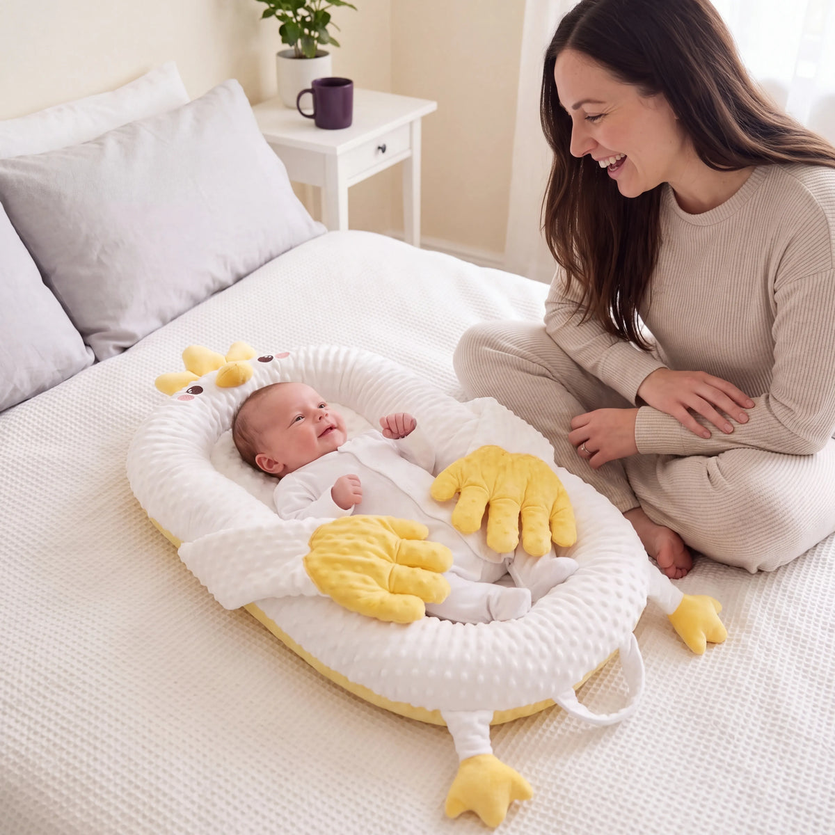 Patting Animal Baby Nest Pillow
