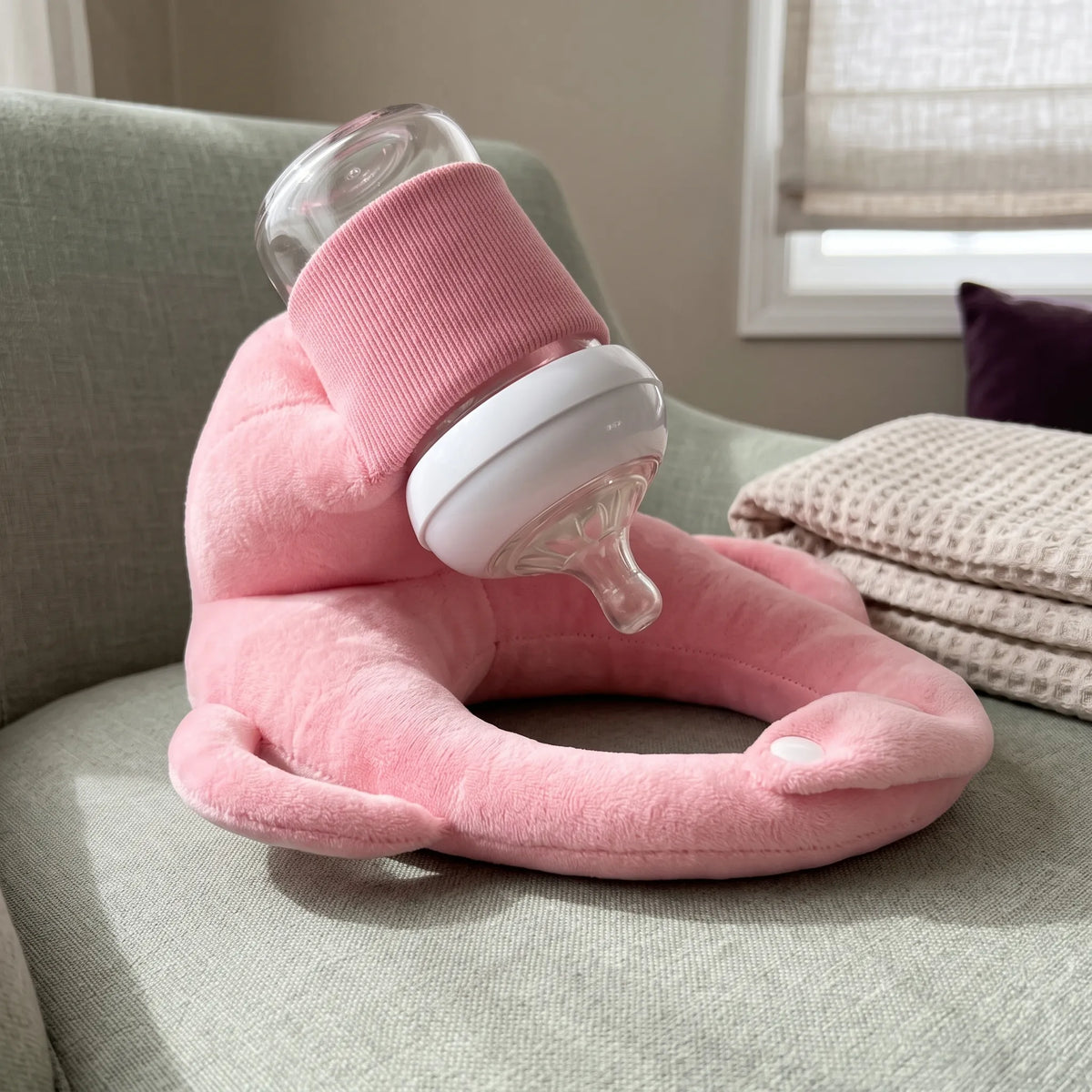 Hands Free Baby Bottle Holder