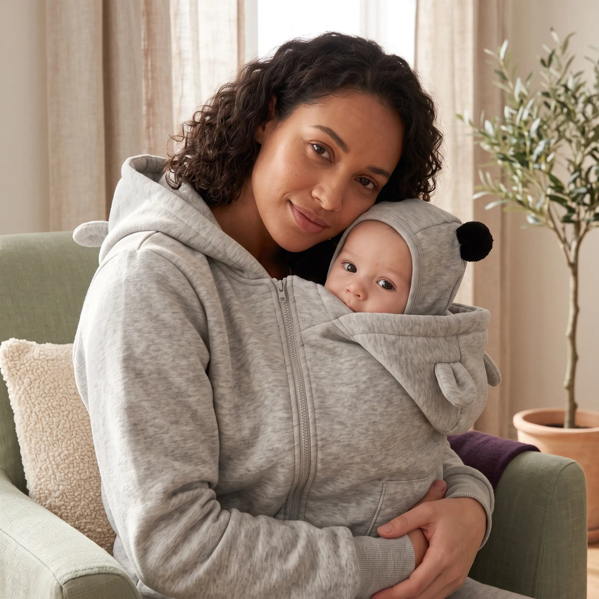 Kangaroo Babywearing Hoodie Carrier Cover