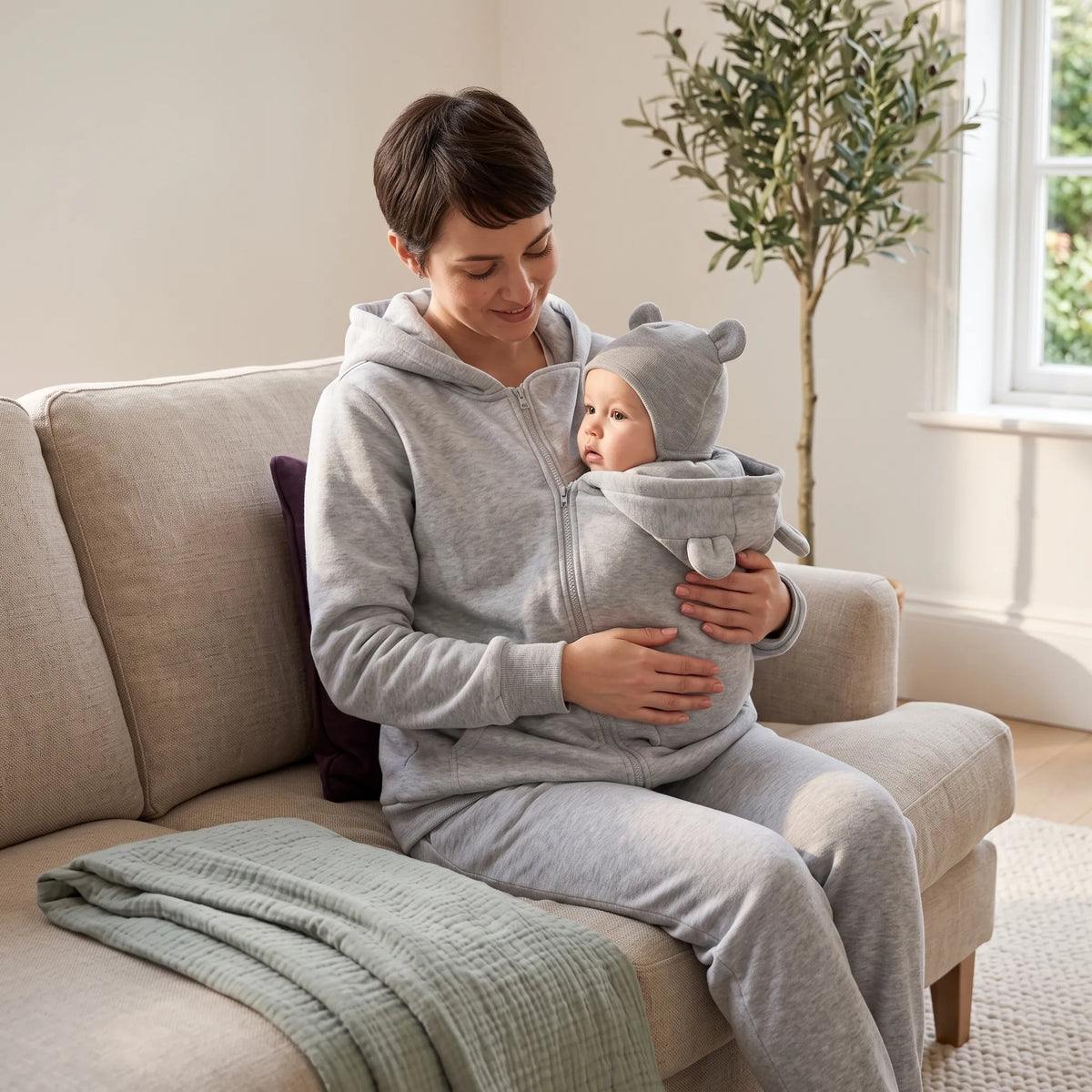 Kangaroo Babywearing Hoodie Carrier Cover