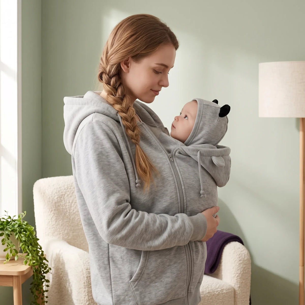 Kangaroo Babywearing Hoodie Carrier Cover