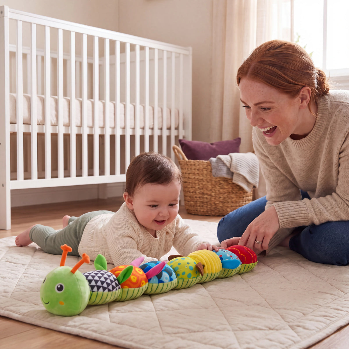 Musical Caterpillar Sensory Baby Toy