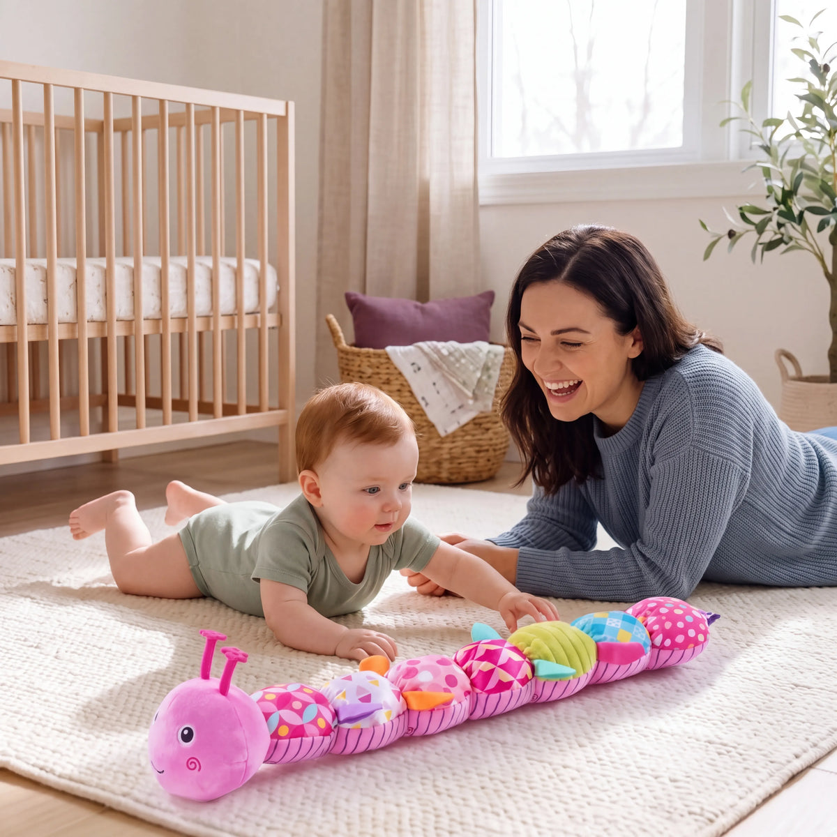 Musical Caterpillar Sensory Baby Toy