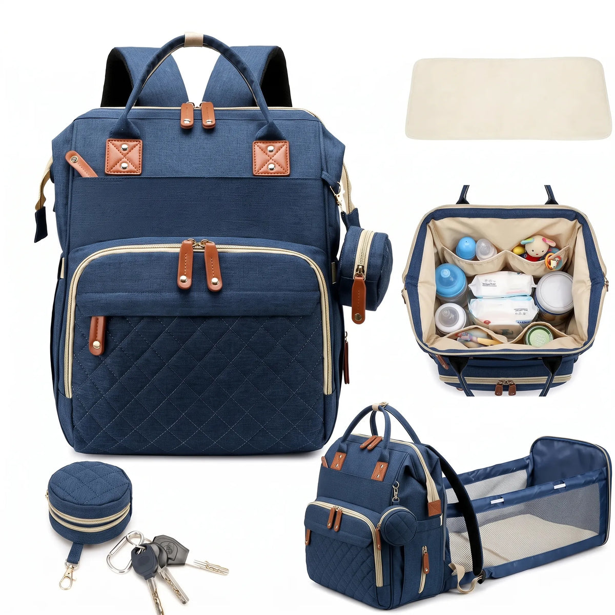 Multifunction Baby Diaper Backpack Bag