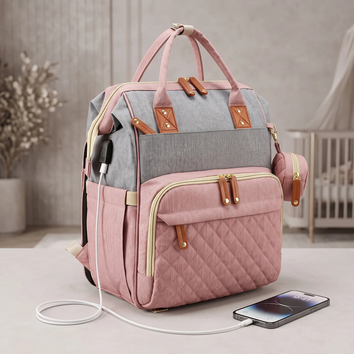 Multifunction Baby Diaper Backpack Bag