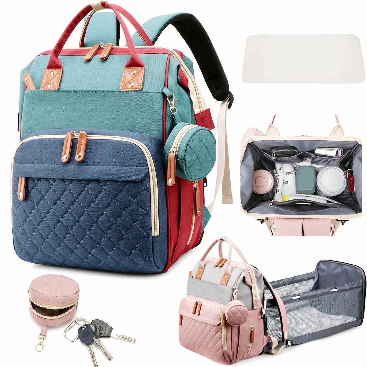 Multifunction Baby Diaper Backpack Bag