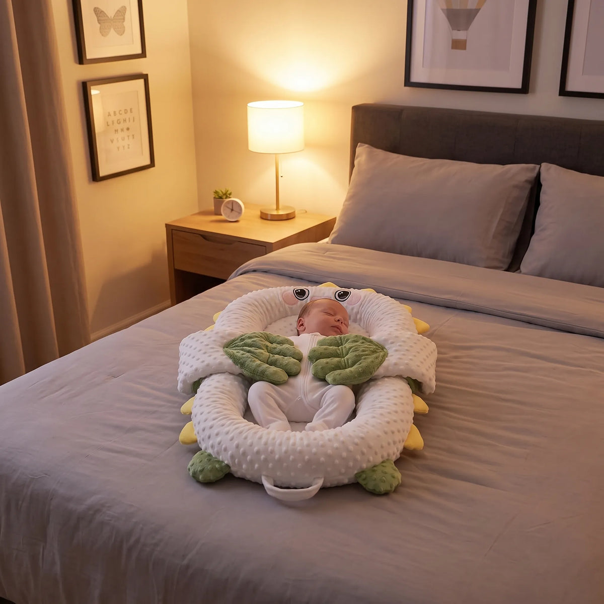 Patting Animal Baby Nest Pillow
