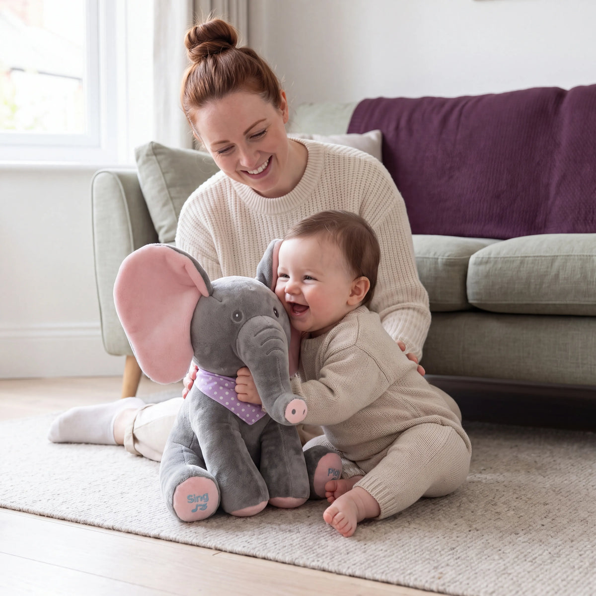 Peek-a-Boo Elephant Toy
