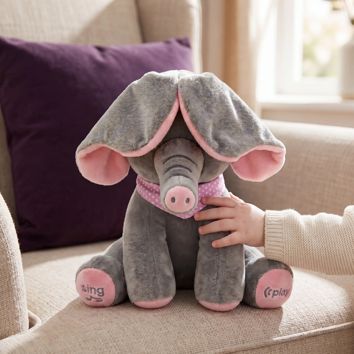 Peek-a-Boo Elephant Toy