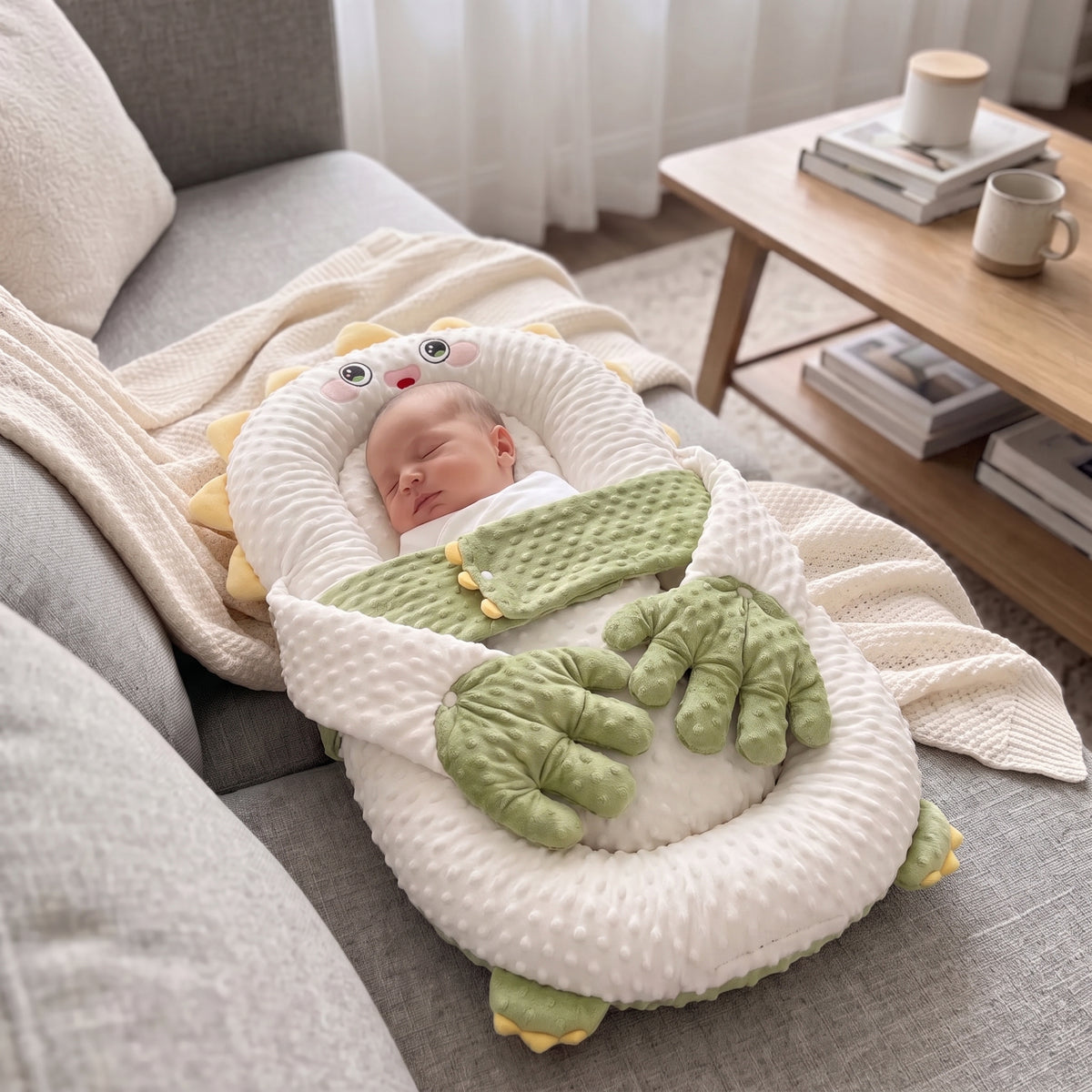 Patting Animal Baby Nest Pillow