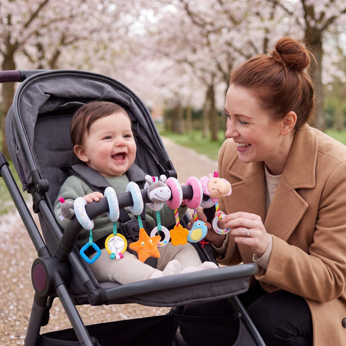 Safari Spiral Pram Toy