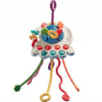 3-in-1 Silicone Sensory Baby Toy
