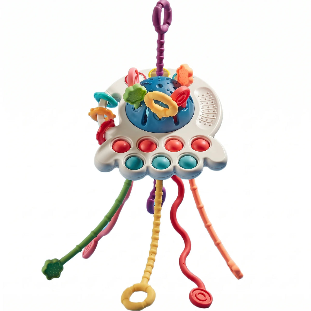 3-in-1 Silicone Sensory Baby Toy
