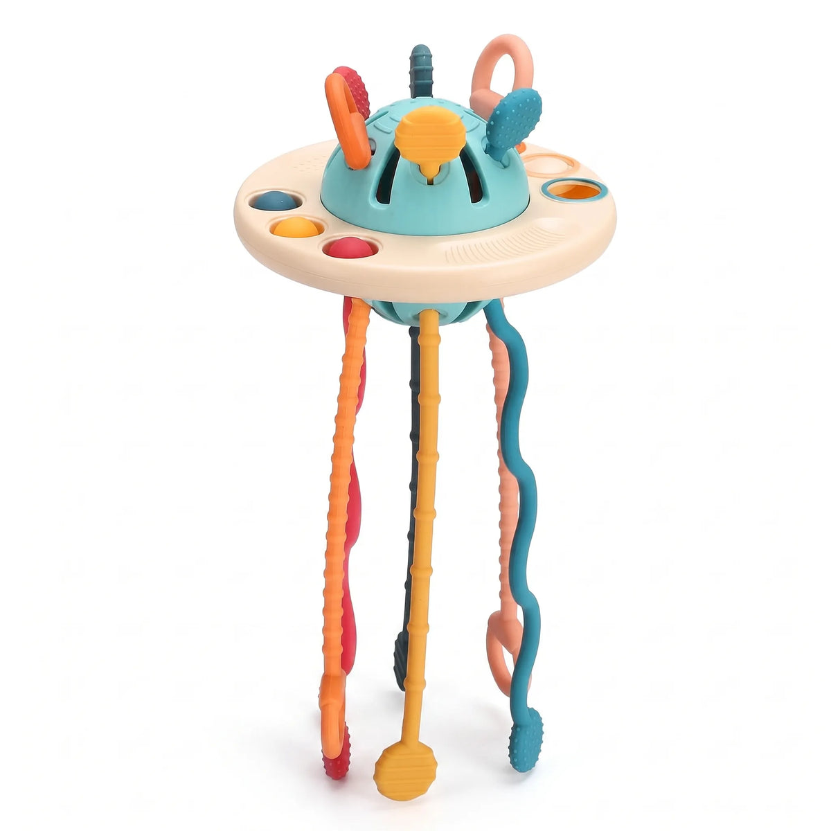 3-in-1 Silicone Sensory Baby Toy