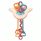 3-in-1 Silicone Sensory Baby Toy
