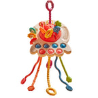 3-in-1 Silicone Sensory Baby Toy