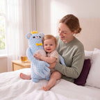 Baby Patting Pillow Sandy Blue Bear