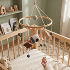 Wooden Baby Crib Mobile Hanger