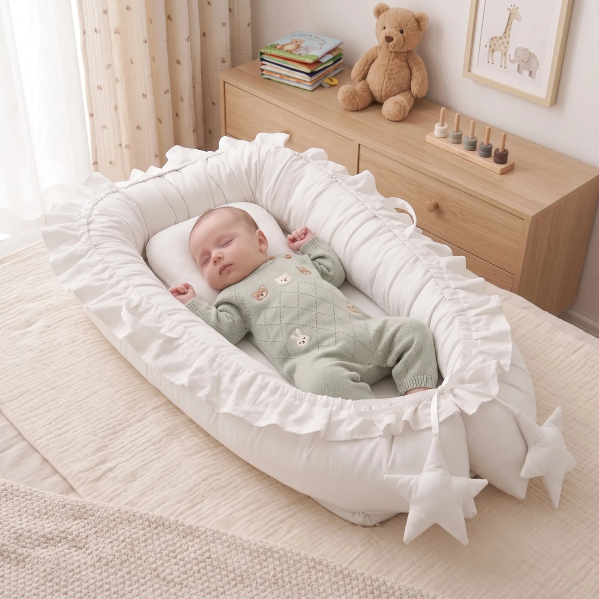 Cotton Baby Nest Co-Sleeper Bed