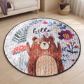Round Quilted Baby Play Mat