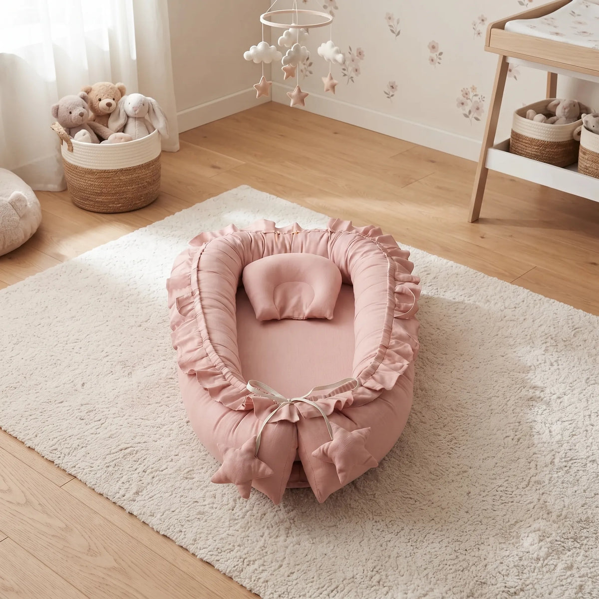 Cotton Baby Nest Co-Sleeper Bed