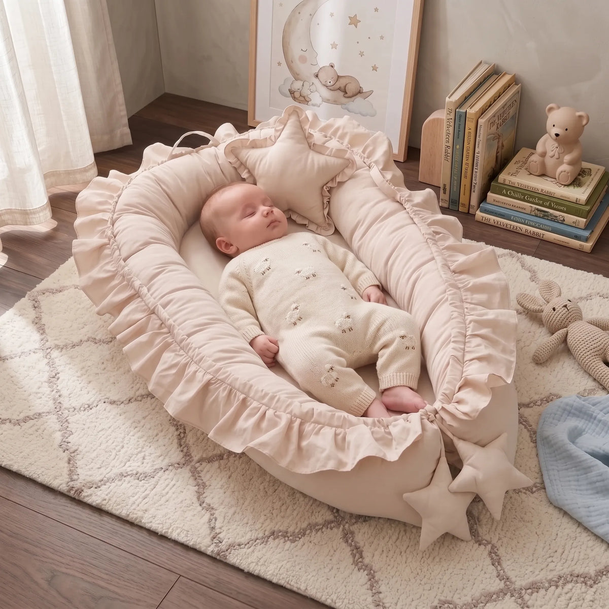 Cotton Baby Nest Co-Sleeper Bed