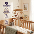 Wooden Baby Crib Mobile Hanger