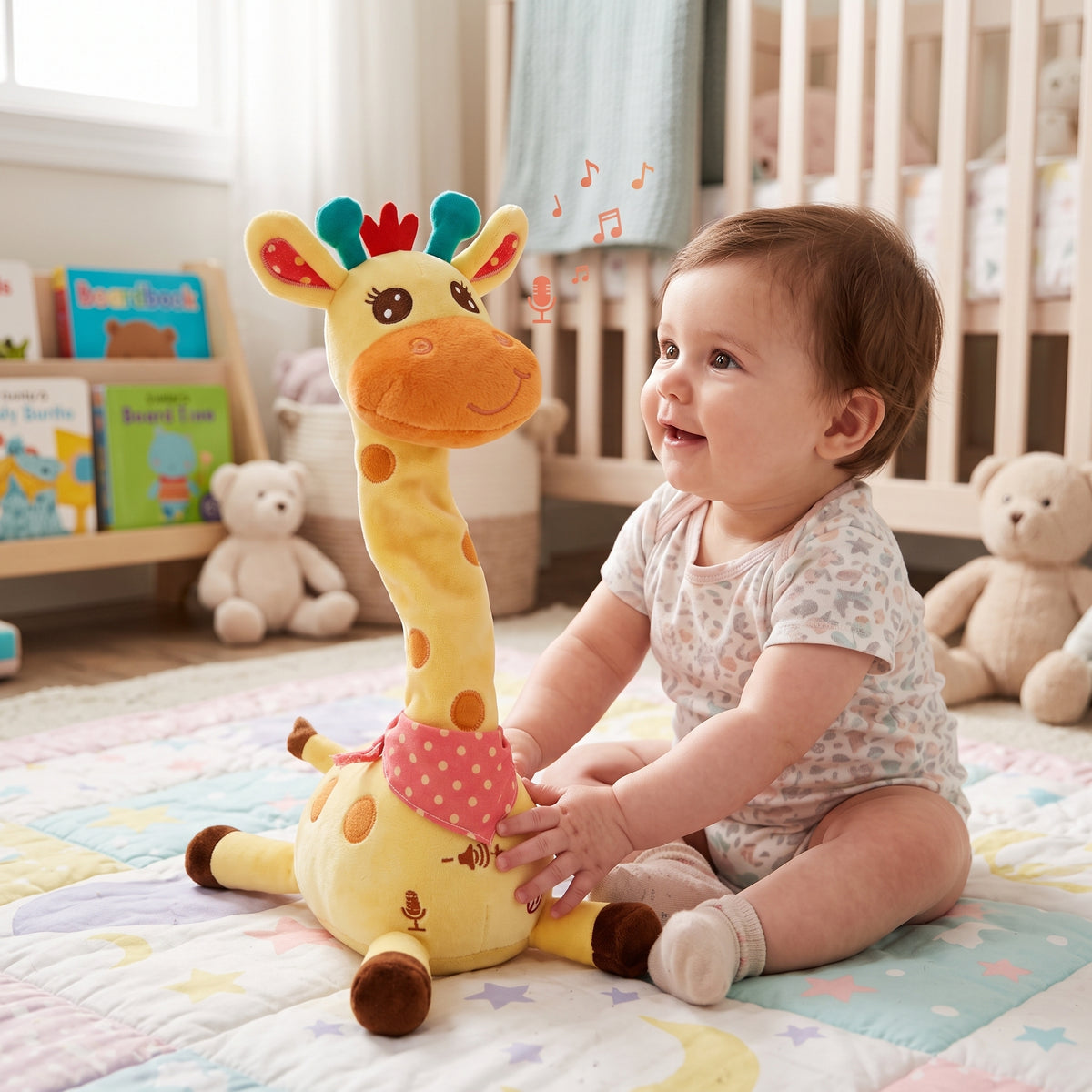 Dancing Singing Giraffe Plush Toy