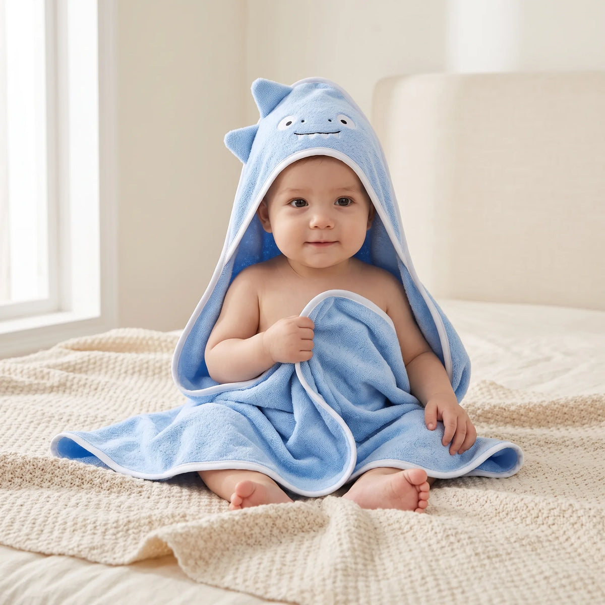 Newborn Fleece Hooded Bath Towel