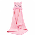 Newborn Fleece Hooded Bath Towel