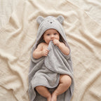 Newborn Fleece Hooded Bath Towel