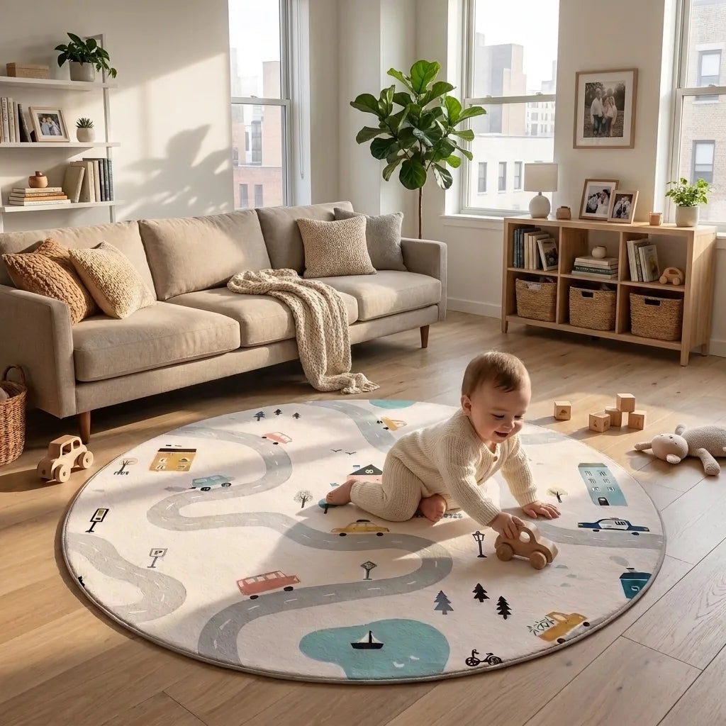 Cars And Trucks Baby Playmat