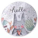 Round Quilted Baby Play Mat