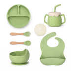 Silicone Baby Feeding Tableware Set