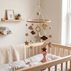 Wooden Baby Crib Mobile Hanger
